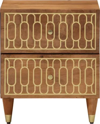 Obrázok produktu pre vidaXL Nočný stolík 40x33x46 cm z masívneho dreva mango