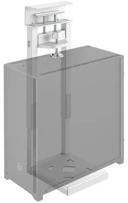 Produktbild von Verstellbare PC-Halterung für unter den Tisch, Weiß