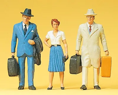 Produktbild von PREISER Reisende Figuren-Set 45034 Spur G