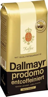 Produktbild von Dallmayr entkoffeiniert | ganze Bohne | 500g