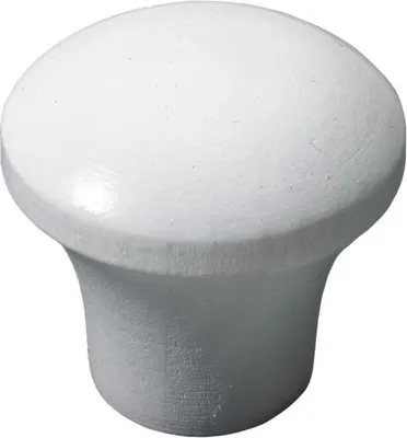 Produktbild von Hettich Möbelknopf Kiefer weiß Ø 29,0 mm - 1 Stück