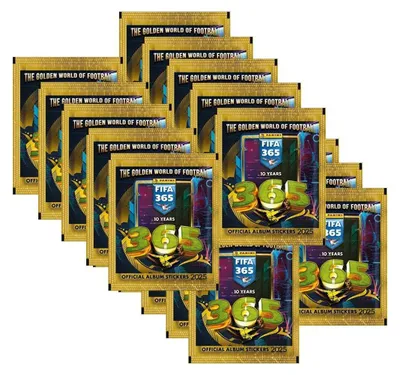 Zdjęcie produktu dla Panini FIFA 365–2025 – naklejki kolekcjonerskie – 20 torebek