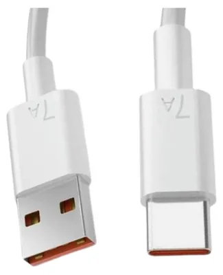 Immagine prodotto di cavo di ricarica rapida USB-C da 7A compatibile con i dati del telefono cellulare Samsung Huawei
