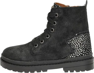 Image de KEQ Veterschoen hoog  Veterschoen hoog - zwart - Maat 22
