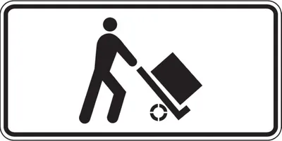 Produktbild von Dreifke® Hinweisschild Ladezone, Aluminium RA0, reflektierend, 600x330mm