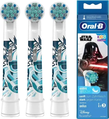 Produktbild von Oral-B Kids Star Wars, 3 Stück(e), Weiß, Extra weich, 3 Jahr(e), Oral-B, Box