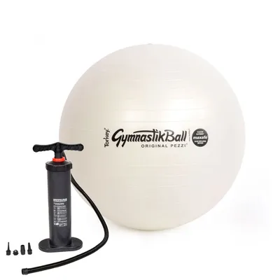 Produktbild von Original Pezzi® Gymnastikball MAXAFE m. Standpumpe - perlweiß