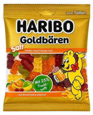 Image de HARIBO 10051159 HARIBO Saft Goldbären Fruchtgummi 160,0 g