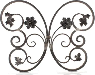 Immagine prodotto di LogistSystem - Ferri battuti Ornamento in ferro battuto 510x690 mm - ad es. come elemento per inferriate - ringhiere - recinzioni - cancelli - rosoni - grate 13.034