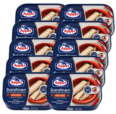 Produktbild von Appel Sardinenfilets Piri-Piri 10x105g