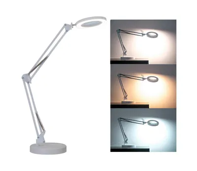 Produktbild von Brilagi - Dimmbare LED-Tischleuchte mit Vergrößerungsglas LENS LED/12W/5V 3000/4200/6000K weiß