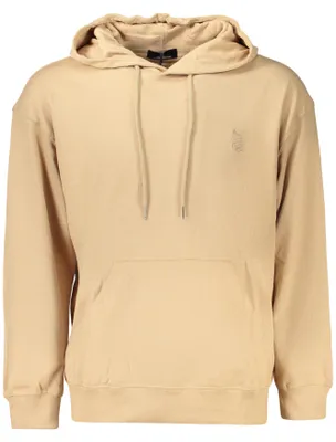 Produktbild von Beiges Herren-Sweatshirt ohne Reißverschluss - Stylischer Kapuzenpullover