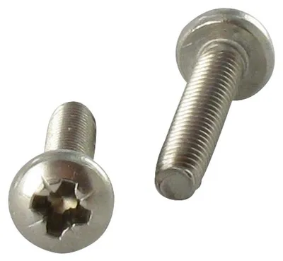 Produktbild von Gewindefurchende Schraube Zylindrischer Halbrundkopf Pozi 2,5 x 12 Edelstahl A2 Mikroschrauben