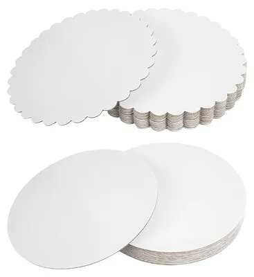 Produktbild von Tortenplatte rund, 20 cm Durchmesser, 2 mm Karton, 26 Stück, für die Küche