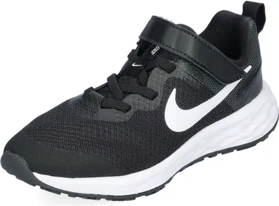 Produktbild von Nike Revolution 6 Black/White-Dk Smoke Grey Größe EU 28