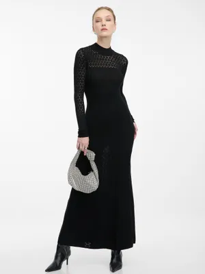 Produktbild von Orsay Schwarzes Maxikleid für Damen 1001080A00877__L