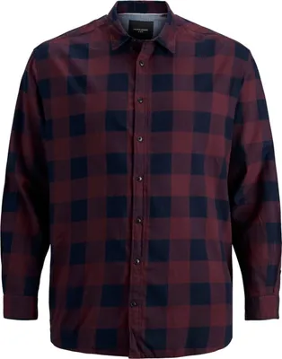 Image de Chemise homme JJEGINGHAM Loose Fit 12183107 Port Royale, 3XL