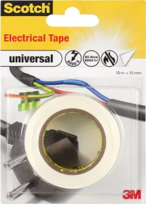Zdjęcie produktu dla Scotch Isolierband universal, 15 mm x 10 m, weiá