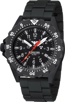 KHS SH2F.NCB Herrenuhr Quarz Shooter MKII Schwarz 1