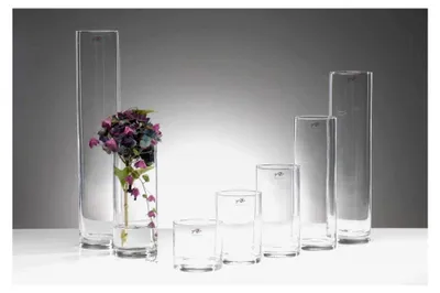 Produktbild von Glasvase zylindrisch 20 cm Ø 10 cm