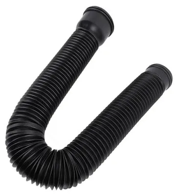 Fallrohr-Verlängerung, ausziehbar 51-150 cm, schwarz