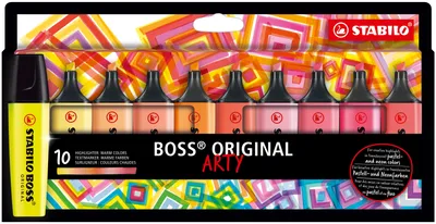 Immagine prodotto di Evidenziatore Stabilo-Boss Arty 10-sc colori caldi