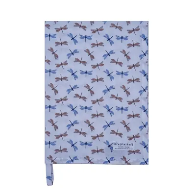Produktbild von Krasilnikoff – Geschirrtuch KW13585  – Dragonfly / Libelle, blue