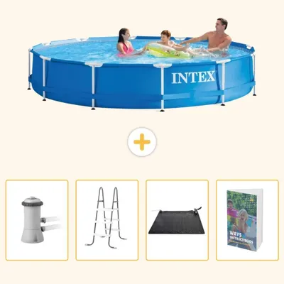 Imagen del producto de Piscina inflable rectangular - 366 x 76 cm - de 5 piezas - SCB112