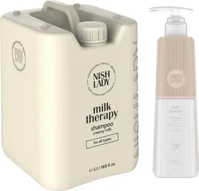 Produktbild von Nishlady | Shampoo - Milk Therapy - 947 Ml - Mit Milchproteinen - Nahrhaft - Haarpflege