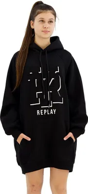 Produktbild von Replay W9057a.000.22706 Langarmkleid Schwarz XS Frau Schwarz XS
