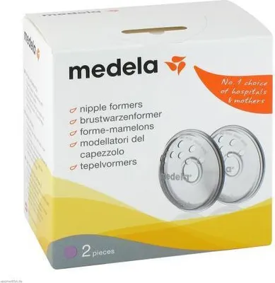 Produktbild von Medela Brustwarzenformer Stillhilfe Baby Pflegeformung Umgekehrte Brustwarzen Anpassung