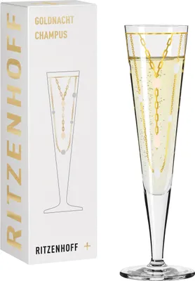 Produktbild von Goldnacht Champagnerglas #39 Von Nathalie Jean