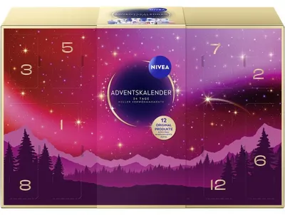 Zdjęcie produktu dla Kalendarz adwentowy Beauty dla kobiet 2026 Nivea 24 okienka Pielęgnacja Kosmetyki Niespodzianka Prezent dla niej Kalendarz świąteczny Odliczanie