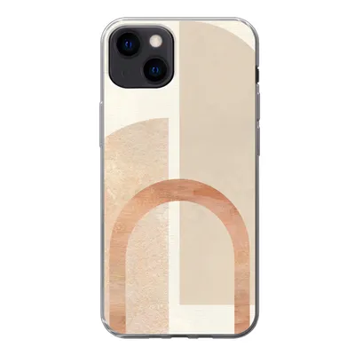 Produktbild von MuchoWow® Handyhülle Schutzhülle Hülle für iPhone 13 Marmor - Muster - Rosa Silikon Softcase Handy Hülle - Karteninhaber