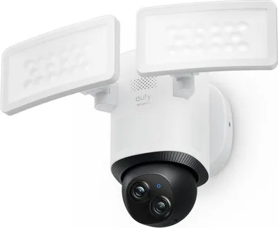 Zdjęcie produktu dla zewnętrzna kamera monitorująca eufy Security S340 (3K, podwójna kamera uchylno-obrotowa, WiFi, panel słoneczny)