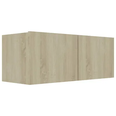 Zdjęcie produktu dla vidaXL Szafka pod TV dąb sonoma 80x30x30 cm materiał drewnopochodny