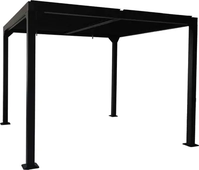 Produktbild von Pavillon Lamellendach Gartenzelt Gartendach Dubai II 3x3m Aluminium Neu