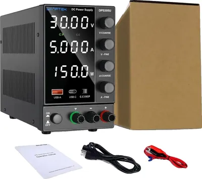 Produktbild von DC-Netzteil, USB-A/Typ-C Schnellladung, hochpräzise Anzeige, DPS305U 30V 5A