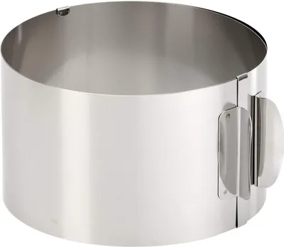Produktbild von Schulz 320210 Tortenring mit Skala Edelstahl 16 - 30 cm Höhe 8,2 cm