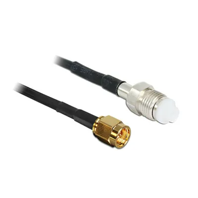 Produktbild von DeLOCK 88596, 0,2 m, RG-174, SMA, FME, Schwarz