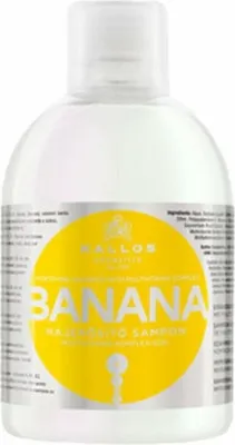 Produktbild von Kallos Banana Fortifying Shampoo, 1000 ml, Shampoo, Frauen, trockenes Haar, Revitalisierend, Glanz, Weichmachend, Flasche