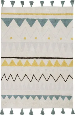Produktbild von Azteca Vintage Baumwollteppich 120x120x160cm
