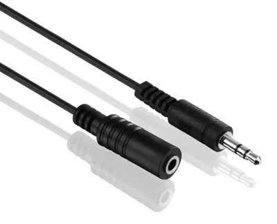 Immagine prodotto di PureLink LP-AC015-010, 3,5 mm, maschio, 3,5 mm, femmina, 1 m, nero
