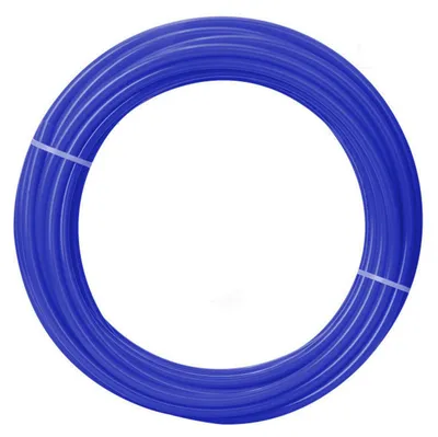 Kühlschrankschlauch 10 m 6,35 mm, blau, Anschlussset