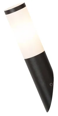 Produktbild von Rabalux 8145 Außenwandleuchte Black torch, E27, Rostfreier Stahl, schwarz-weiß, Modern, IP44, 36,5cm