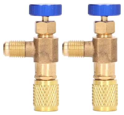 Kältemittelventil 1/4" SAE, Messing, für R22/R404/R407