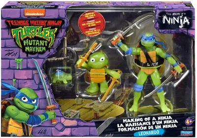 Produktbild von Krieger Turtles Evolution Leonardo 3er Pack Figur Actionfigur