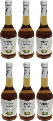 Produktbild von [ 6x 500ml ] CHOYA SILVER Aromatisiertes weinhaltiges Getränk - Japan Ume Fruit