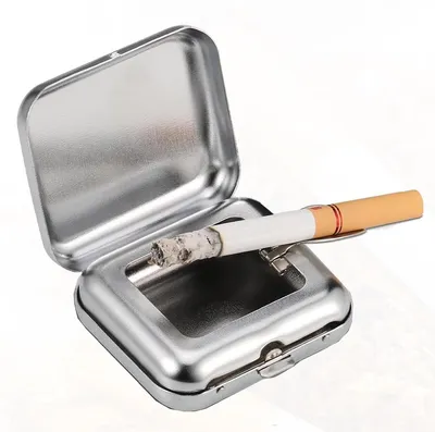 Produktbild von Taschenaschenbecher Geruchsdicht – Reiseaschenbecher für Unterwegs, Outdoor, Camping, kompakt & tragbar