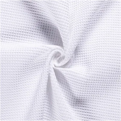 Produktbild von Waffelpiqué Stoff Meterware 100% Baumwolle 150cm Waffelfrottier Farbwahl ab 50cm